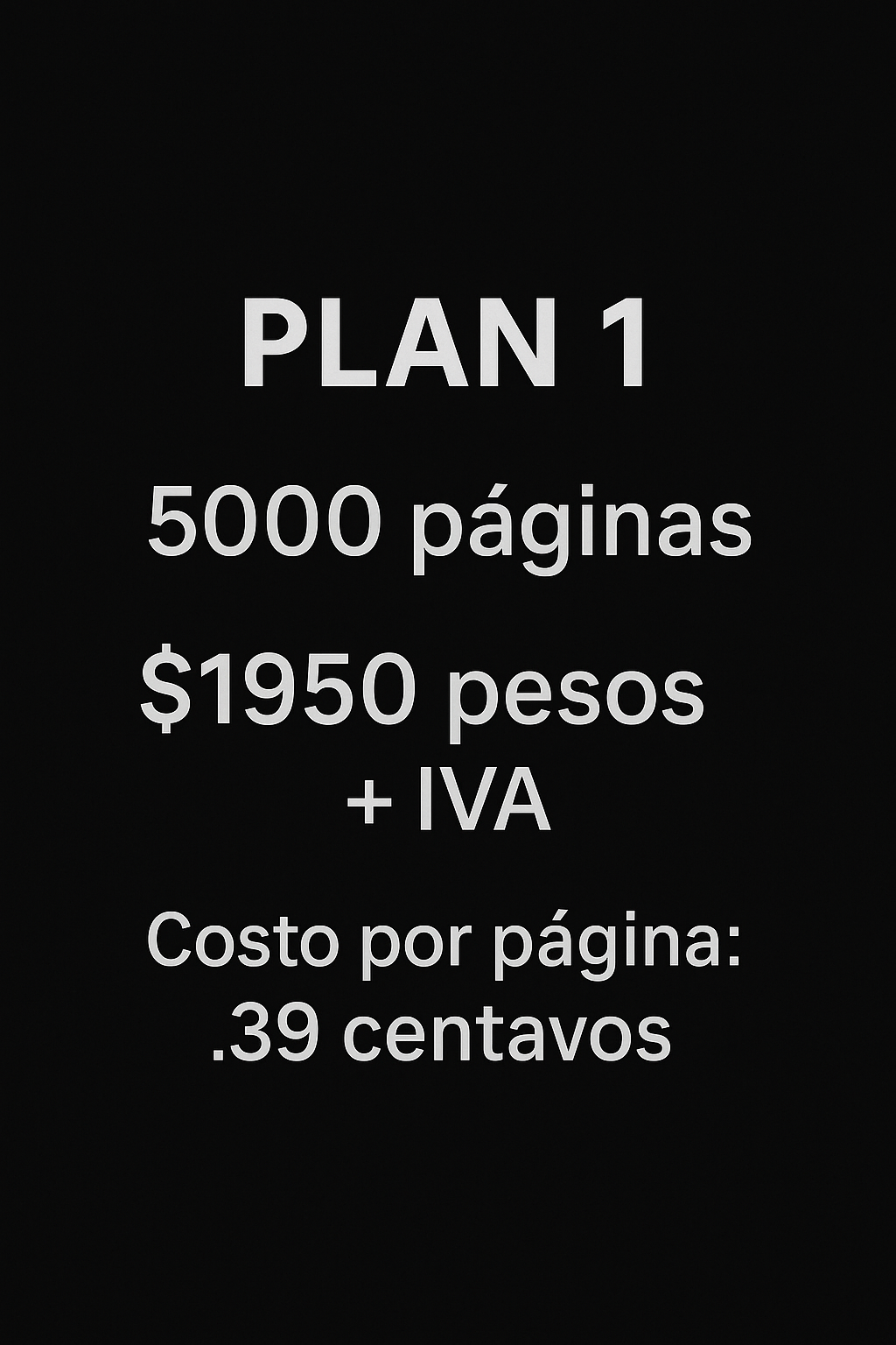 plan 1 detalles de precios